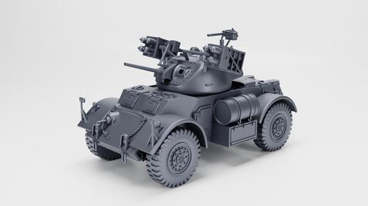 Staghound Mk.I with Landmattress (8 Rockets) (US, WW2)