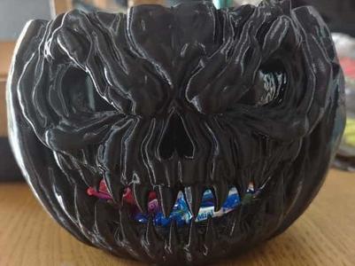 Giant Pumpkin Halloween terror fear candy
