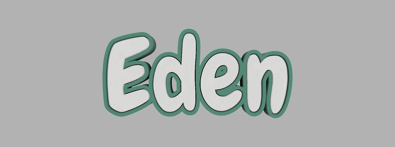 two-tone key ring - Eden