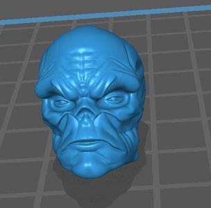 1/12 gi joe classified, marvel legends style head..the red skull v1