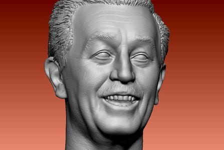 Walt Disney Headsculpt 1/6 Sixth 1/12 twelfth scale and Bust 3D Scan (Mickey Mouse, Snow White, Peter Pan, Dumbo, Pinocchio, Disneyland, Jungle Book, etc.)