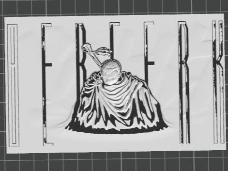 Epic Berserk Bas-relief – Art to Print! 