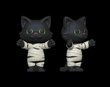 Cat in Mummy Costume