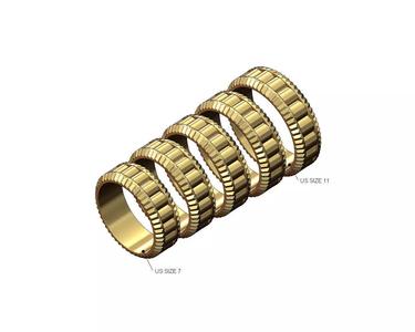 Watch bezel presidential link band US sizes 7to11