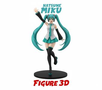 Hatsune Miku - 3D Armable Figure