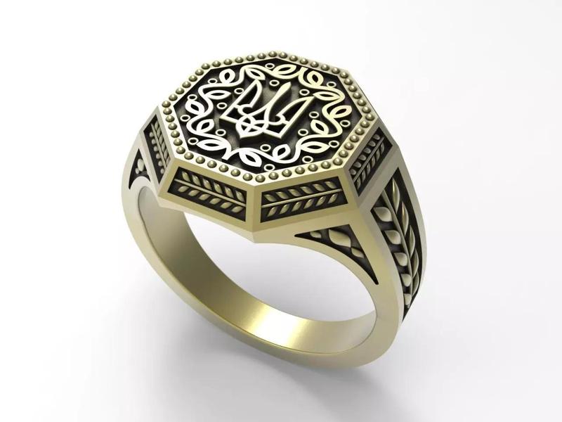 Original design Ukrainian ring