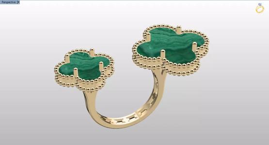 Magic Alhambra Between the Finger ring