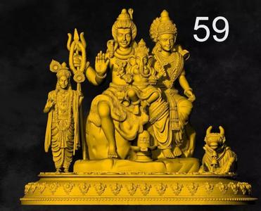 sivaparvathi kumara swami ganesh pariwarr family gold silver