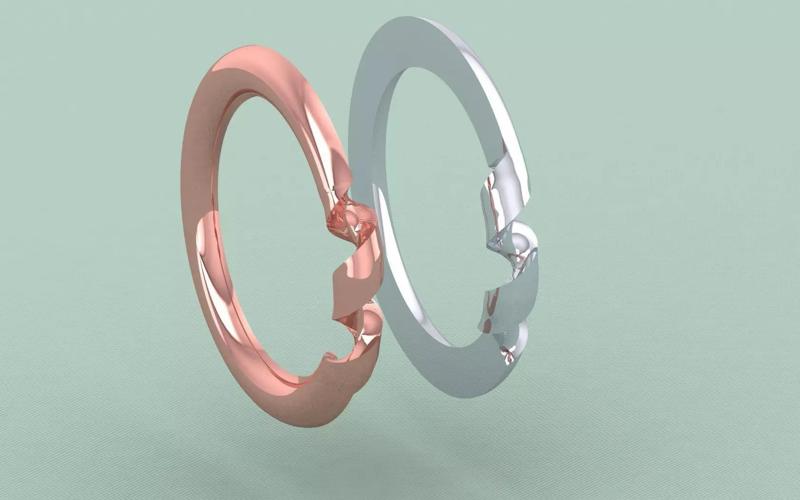 TWIST BAND RING