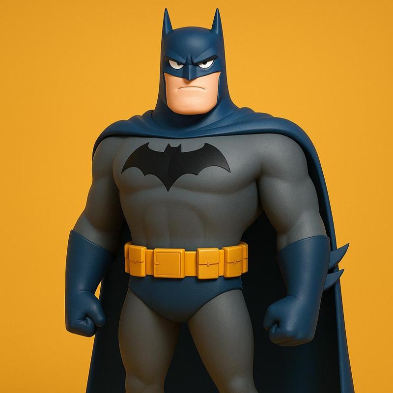 batman cartoon figure