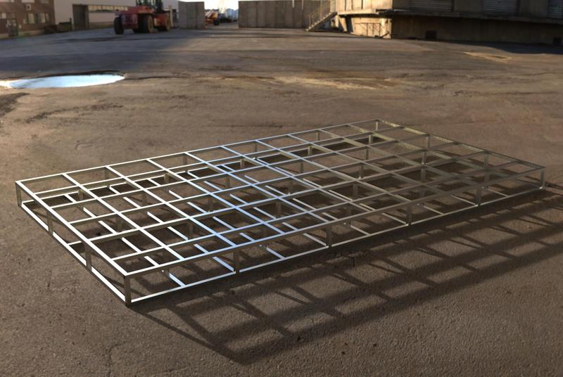 40x40x2mm iron box profile