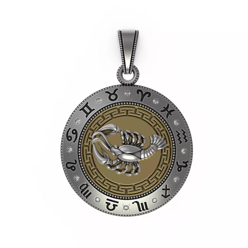 Cancer Zodiac Pendant