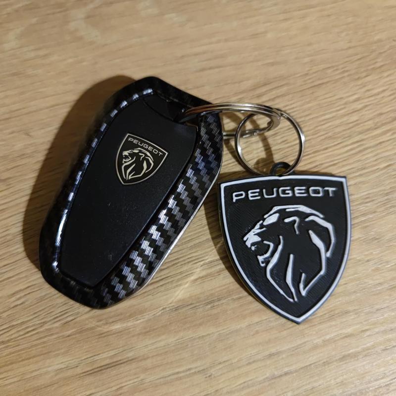 NEW PEUGEOT LOGO & GT VERSION KEYCHAIN