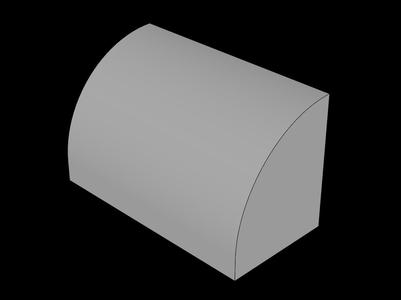 Lego Compatible (37352.dat) Brick  1 x  2 with Curved Top