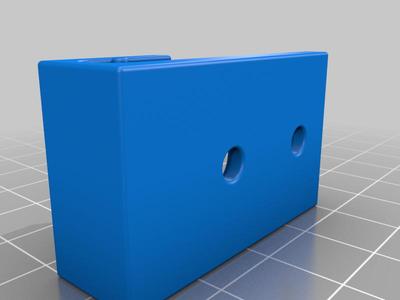 Parametric Bar/Pannier Clip 7mm with Bolt Holes