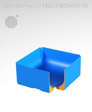 2x2x1 - Full Curved Bin - Multibin Insert