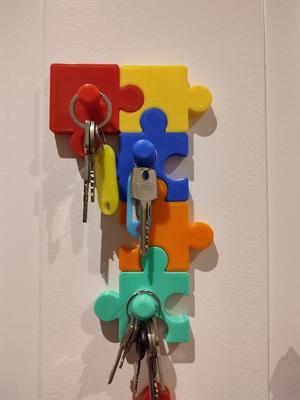 puzzle key hook (more variants)