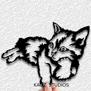 kitten wall art cat wall decor kitty decoration