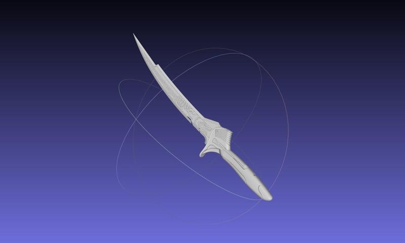 Alita Battle Angel Damaskus Sword Movie Version Assembly