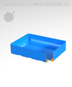 4x3x1 - Full Curved Bin - Multibin Insert
