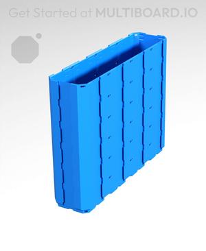 1x4x3 - Full Multipoint Rail - Multibin Shell