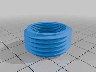 Thread adapter for electric mosquito repellent vaporizer