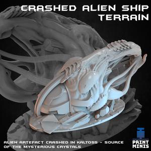 Crashed Alien Space Ship Terrain - Expedition Collection