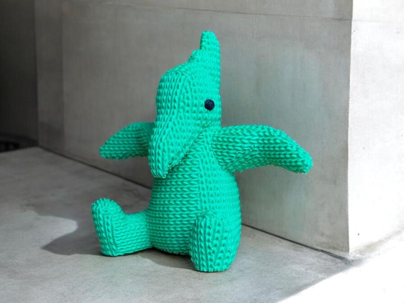 Knitted Flying Dinosaur