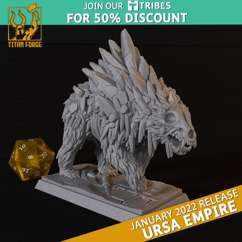 Crystalline Ursa - Ursa Empire - Titan Forge Miniatures January 2022