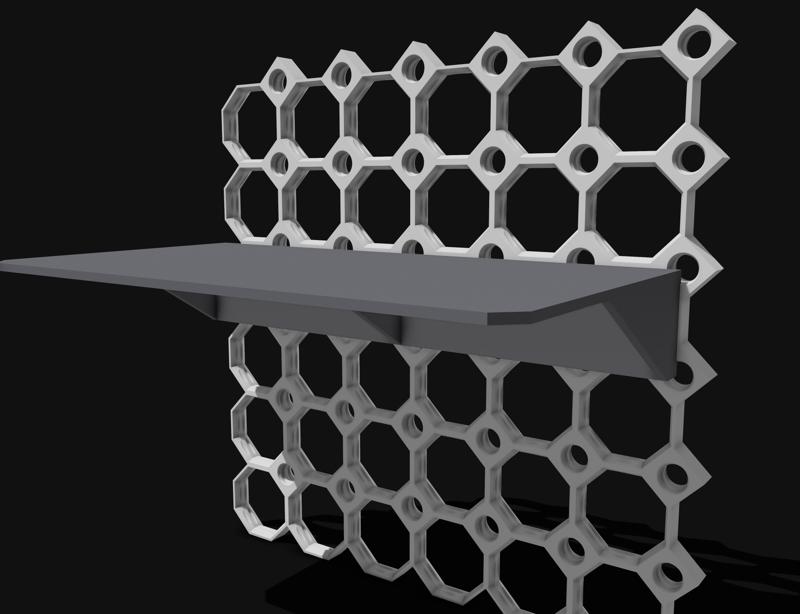 Multiboard raw 6x3 shelve