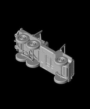 1/87 Scale Jeep T14 6x6 37mm Gun Carrier.stl