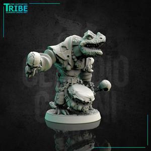 (0141) Troglodyte musician bard with drum