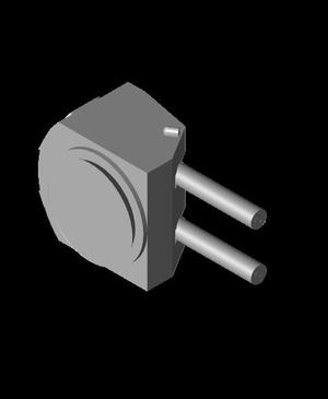 700 Scale 5 in 38 Cal Mk 28 Twin Gun.stl