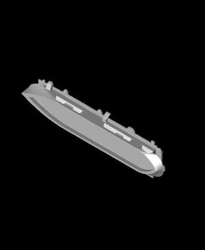 1/1250 Scale HMS Battler D-18 Bogue Class Escort C.stl