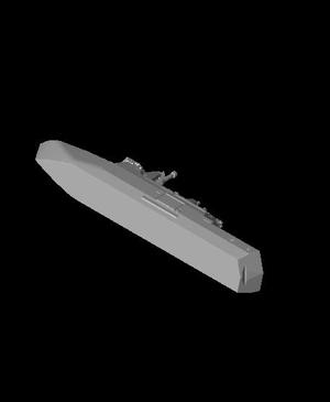 1/1250 Scale MEKO A100 Frigate.stl