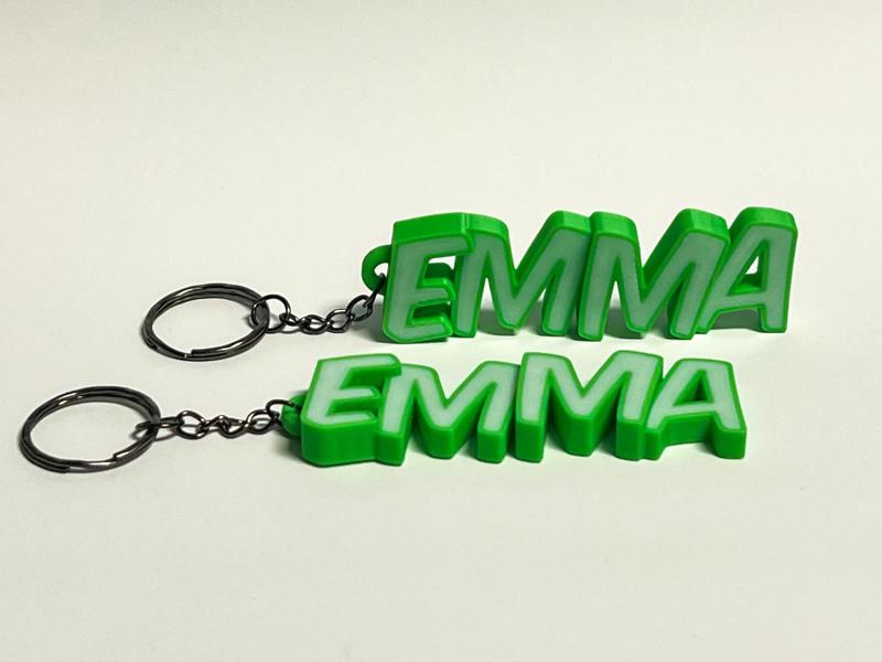 Keychain with the name Emma