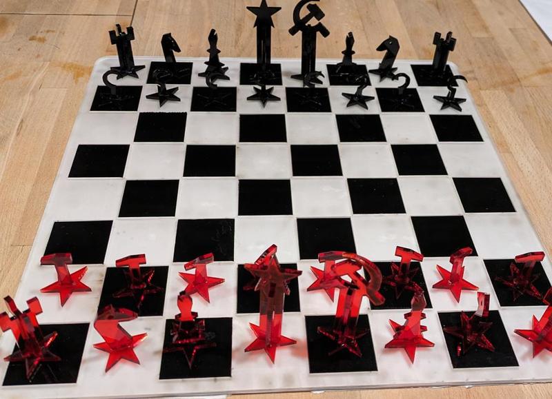 Communist Chess Pieces (Laser Cut)