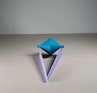 Uphill Roller illusion desk toy