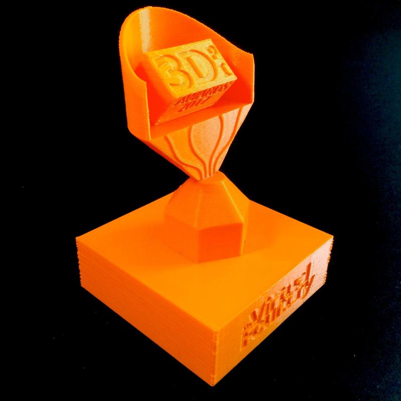 3D Printing Industry Awards Trophy
