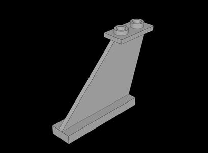 Lego Compatible (2340.dat) Tail  4 x  1 x  3