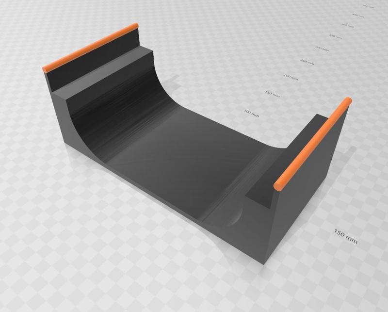 U-RAMP for Finger Board - Skate Board