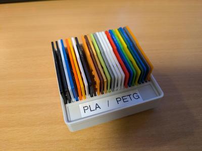 Voron Gridfinity Filament Card Caddy 25