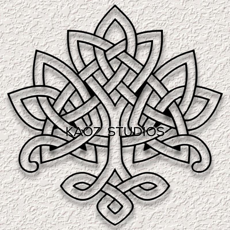 celtic tree wall art celtic knot wall decor tree of life decoration