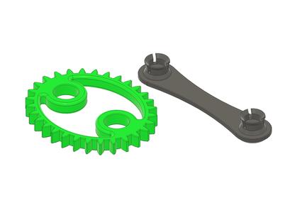 Elliptical Gears Mesh FIles