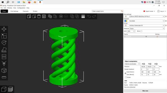 Spring For Bed Leveling
