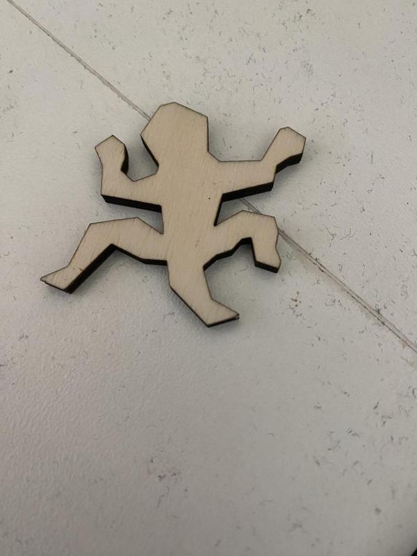 Escher Lizard - Laser Cut