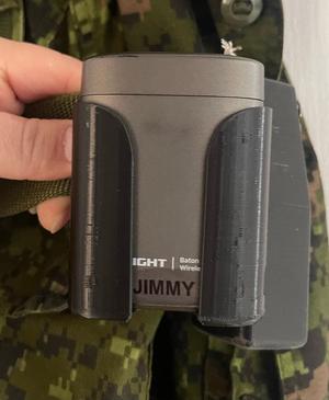 Olight Baton 3 wireless charger belt holster.stl