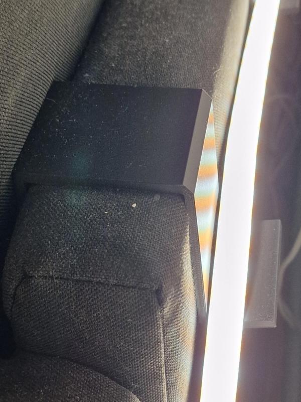 60mm couch LED strip holder