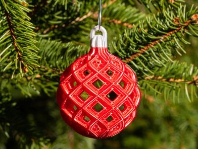 Mini Christmas Ball - Medium Lattice