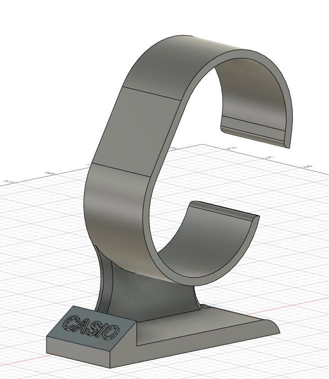 Watch stand - CASIO.stl
